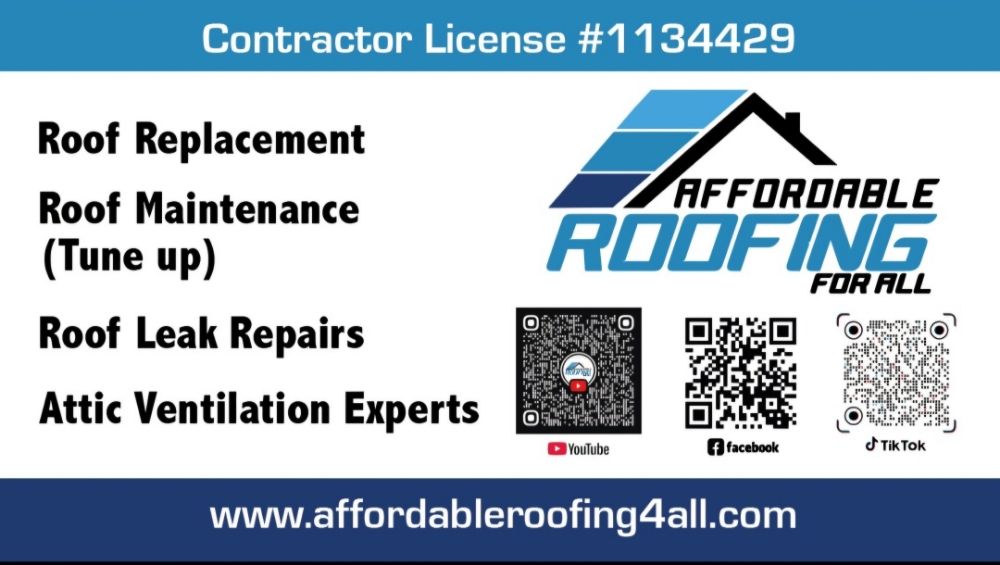 Slide of Affordable Roofing for all