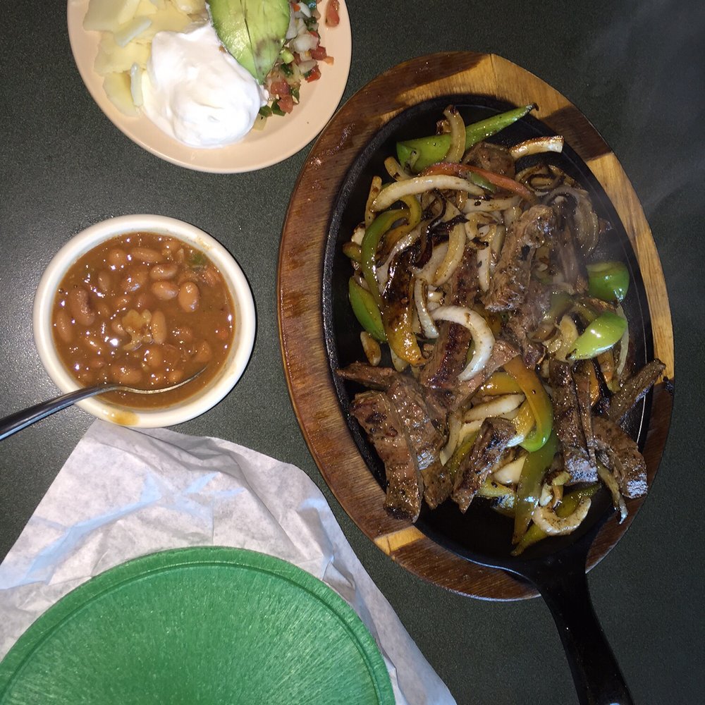 Rooster's - Beef fajita's. Delish! They have chicken, too. - Tex-Mex Near Me - Vega, Texas