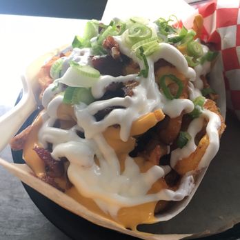 The Bird - $3.75 loaded curly fries - Chicken Shop Near Me - San Francisco, California The Bird - $3.75 loaded curly fries - Chicken Shop Near Me - San Francisco, California