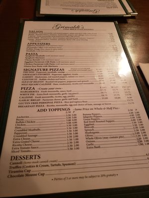 Menu photo 1 Grimaldi's Hoboken, NJ