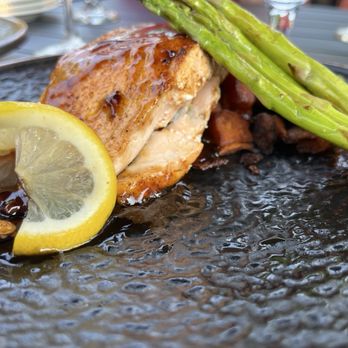 The Flying Monkey Grill Bar - Bourbon Salmon Entree - New American Near Me - Newington, Connecticut The Flying Monkey Grill Bar - Bourbon Salmon Entree - New American Near Me - Newington, Connecticut