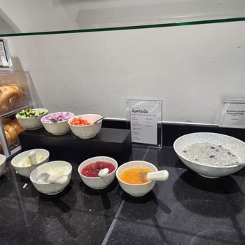 United Club - Bagel bar toppings - Airport Lounges Near Me - Houston, Texas United Club - Bagel bar toppings - Airport Lounges Near Me - Houston, Texas