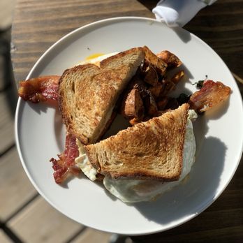 Fellows Cafe - Best breakfast sandwich I've had in years.  Fresh home make sourdough... can't beat it! - Breakfast & Brunch Near Me - Roswell, Georgia