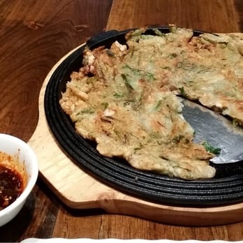 Seoul - Boston - Seafood Scallion Pancake - Korean Near Me - Boston, Massachusetts Seoul - Boston - Seafood Scallion Pancake - Korean Near Me - Boston, Massachusetts