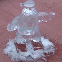 Minnetonka City Hall - Ice sculpture at city hall
