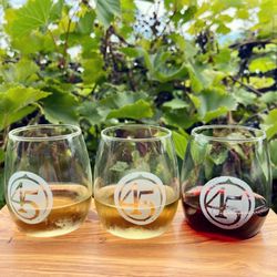 45 North Vineyard & Winery - 45 North flight of wine