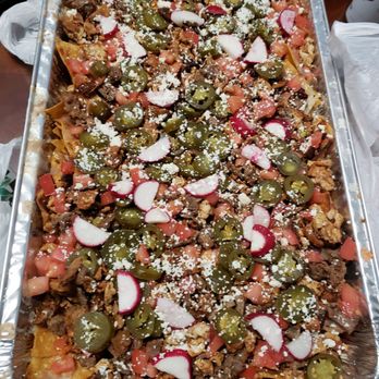 El Paraiso - a large tray of nachos - Mexican Near Me - Bridgeport, Connecticut