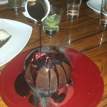 STK Steakhouse Chicago - Strawberries and cream dessert. Very cool - Steakhouses Near Me - Chicago, Illinois