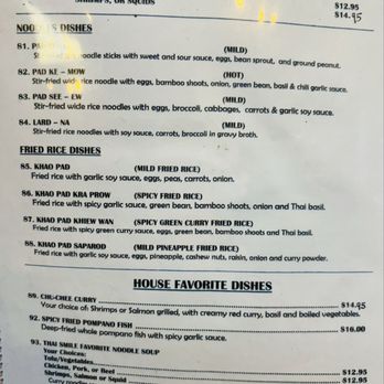 Thai Smile Cuisine - Menu - Thai Near Me - San Rafael, California Thai Smile Cuisine - Menu - Thai Near Me - San Rafael, California
