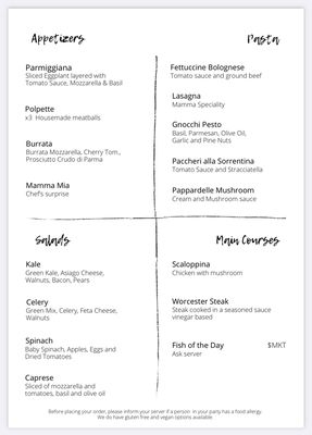 Menu photo 4 Mamma Mia Bistro Wilton Manors, FL Menu photo 4 Mamma Mia Bistro Wilton Manors, FL