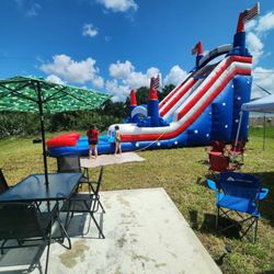 Just 4 Kids Bounce House Party Rentals - They were efficient and kind. They helped me figure out the best place to put the slide. I highly recommend this company!!