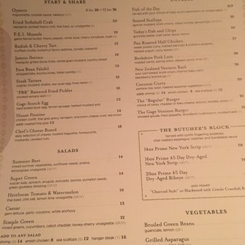 The Gage - Menu - New American Near Me - Chicago, Illinois The Gage - Menu - New American Near Me - Chicago, Illinois