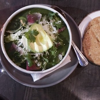 Mita's Restaurant and Bar - Green Pozole, full of delicious shrimp, octopus, lobster and fish! Excellent! - Spanish Near Me - Cincinnati, Ohio Mita's Restaurant and Bar - Green Pozole, full of delicious shrimp, octopus, lobster and fish! Excellent! - Spanish Near Me - Cincinnati, Ohio