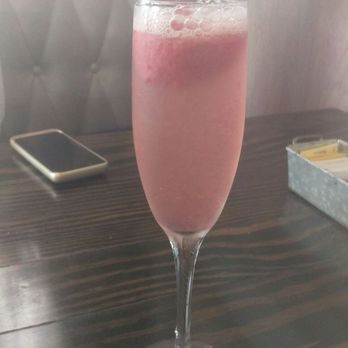 Bay Local Eatery - Raspberry sorbet mimosa - New American Near Me - Virginia Beach, Virginia Bay Local Eatery - Raspberry sorbet mimosa - New American Near Me - Virginia Beach, Virginia