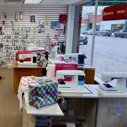 Claudson's Sew & Soak - Lots of sewing machine to see and demo
