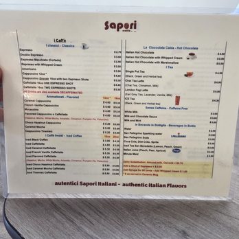 Sapori Caffe - Coffee & Tea Near Me - Jacksonville, Florida Sapori Caffe - Coffee & Tea Near Me - Jacksonville, Florida