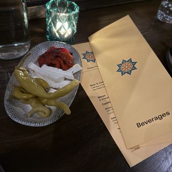 Alma - Cheese and pickles plate - Turkish Near Me - Portland, Oregon