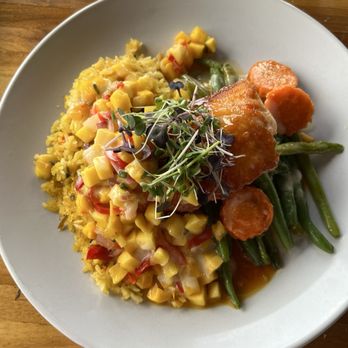 Cliffside Restaurant - Chili Glazed Mango Salmon - American Near Me - St George, Utah
