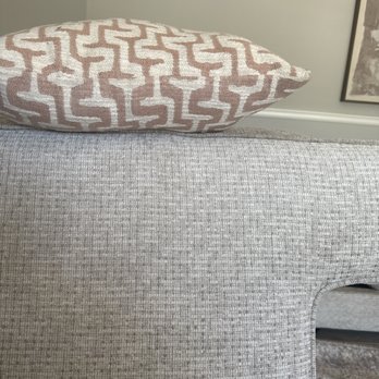 Clean Touch Carpet Cleaning - Couch cushion after they cleaned it. It's so much lighter now! - Carpet Cleaning Near Me Clean Touch Carpet Cleaning - Couch cushion after they cleaned it. It's so much lighter now! - Carpet Cleaning Near Me