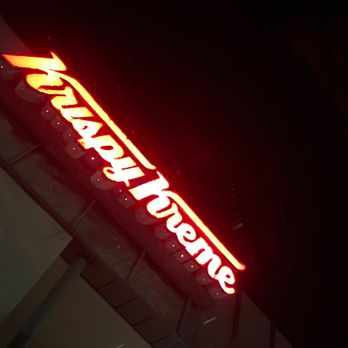 Krispy Kreme - Krispy Kreme neon sign - Donuts Near Me - Tamarac, Florida Krispy Kreme - Krispy Kreme neon sign - Donuts Near Me - Tamarac, Florida