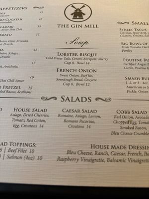 Menu photo 1 The Gin Mill Decatur, IL