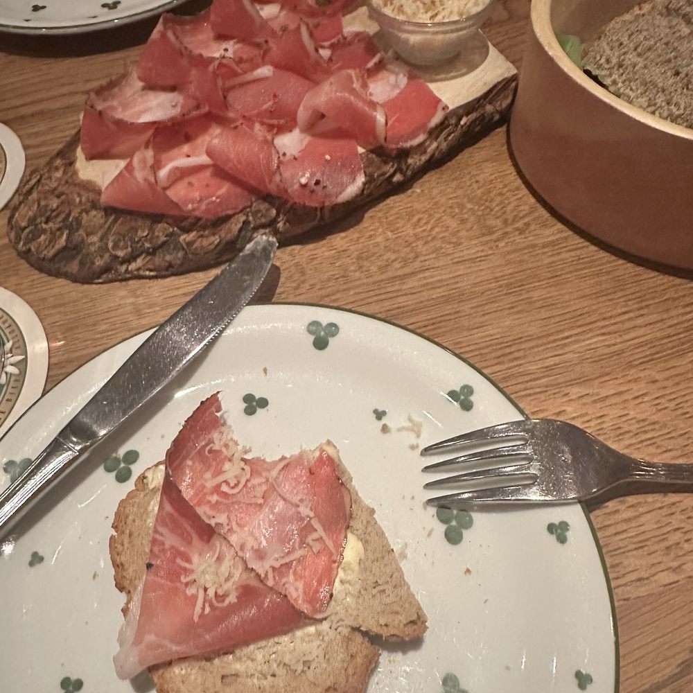 Edelweiss - Bacon with fresh horseradish - German Near Me - Frankfurt, HE Edelweiss - Bacon with fresh horseradish - German Near Me - Frankfurt, HE