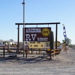 Arizona Sun Rv Park - Front Entrance Sign