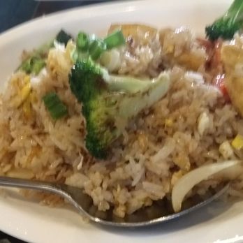 Sukho Thai - Thai fried rice (sorry for the blurriness) - Thai Near Me - Bellevue, Washington Sukho Thai - Thai fried rice (sorry for the blurriness) - Thai Near Me - Bellevue, Washington