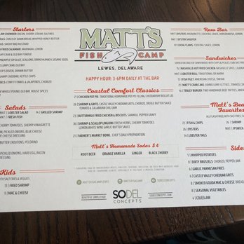 Matt's Fish Camp Lewes - Seafood Near Me - Lewes, Delaware Matt's Fish Camp Lewes - Seafood Near Me - Lewes, Delaware