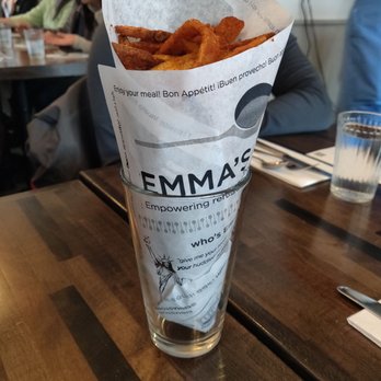 Emma's Torch - Seasoned fries ($7). - Breakfast & Brunch Near Me - Brooklyn, New York