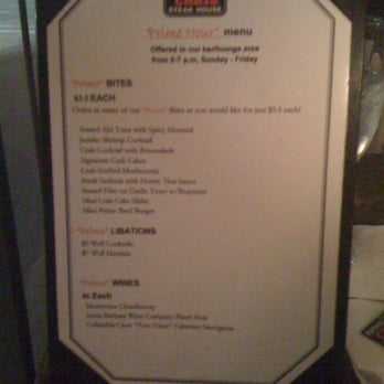 Ruth's Chris Steak House - Happy hour - Steakhouses Near Me - Pasadena, California
