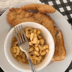 Jessie Chisholm’s Chuckwagon - Chicken tenders and Mac n cheese