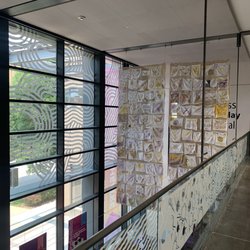 Lawrence Arts Center - Love the squiggles on the glass
