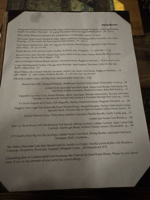 Menu photo 3 The Red Cat Kitchen Oak Bluffs, MA