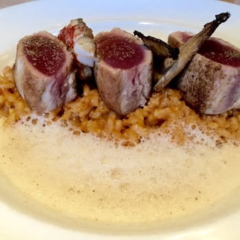 Moonraker Restaurant - Seared Tuna Ahi with a bed of rice and mushroom sauce $28 - New American Near Me - Pacifica, California Moonraker Restaurant - Seared Tuna Ahi with a bed of rice and mushroom sauce $28 - New American Near Me - Pacifica, California
