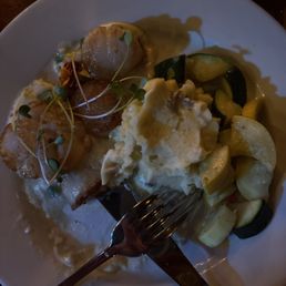 Dover scallops
