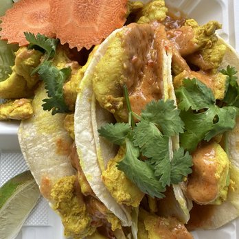 Thai Tacos - Chicken Satay Tacos - Thai Near Me - Honolulu, Hawaii