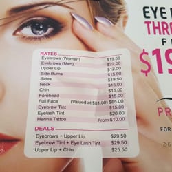 Pretty Eyes Threading Bar - Price list