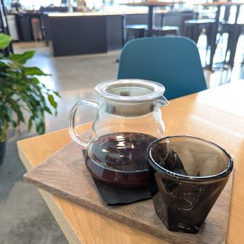 Kafiex Roasters - Gastro Cafe - Pour over (already drank half) and they kindly heated the cups! - Bakeries Near Me - Vancouver, Washington Kafiex Roasters - Gastro Cafe - Pour over (already drank half) and they kindly heated the cups! - Bakeries Near Me - Vancouver, Washington