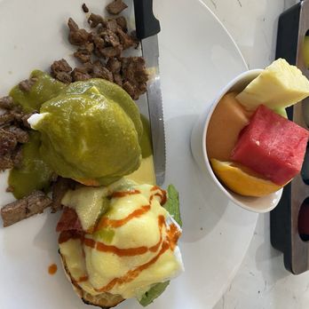 Broken Yolk Cafe - Two different kinds on one plate. - Breakfast & Brunch Near Me - Carlsbad, California
