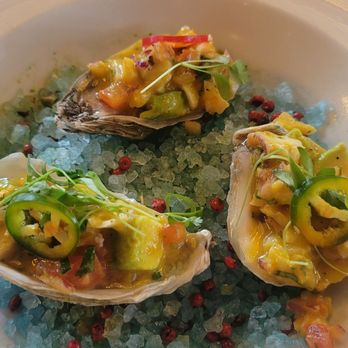 Maison Pucha Bistro - Cocktail Oysters - French Near Me - Houston, Texas