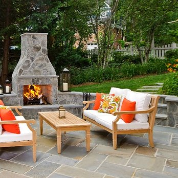 Tri Vista - a patio with a fire place - General Contractors Near Me - Arlington, Virginia