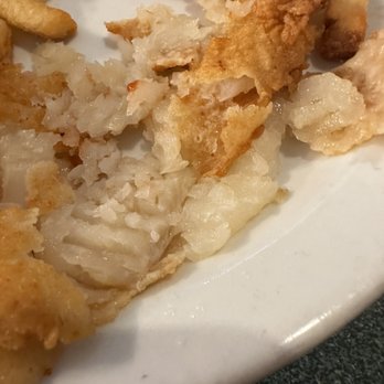 Manny's Restaurant - Fried flounder is a white flakey fish. This was like fried mash potatoes with a fishy taste. - Greek Near Me - Boiling Springs, South Carolina