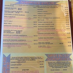 Maria's Cafe Bistro - Sandwiches