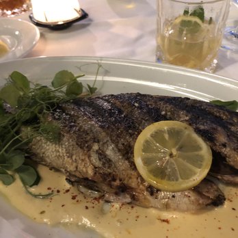Sails Restaurant - Grilled Dorade. Very fresh. This is about 1.5lbs. A little to much for me - Seafood Near Me - Naples, Florida