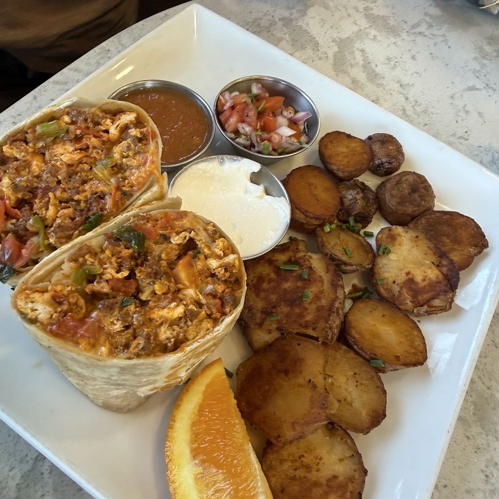 Cafe Mimosa - Chorizo bkfst burrito - Breakfast & Brunch Near Me - Rohnert Park, California