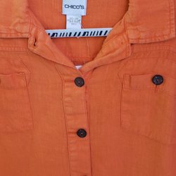 Vintage Resale Shoppe - Flax Linen Blouse