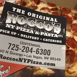 Rocco's NY Pizza - Pizza and menu