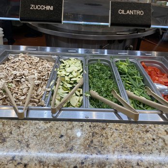 Paradise Buffet - Some more ingredients of the Mongolian section. - Buffets Near Me - Montebello, California