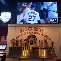 BIG Z's Pizza House & Brew - Bar at Big Z's. Hey,  how bout those stros!